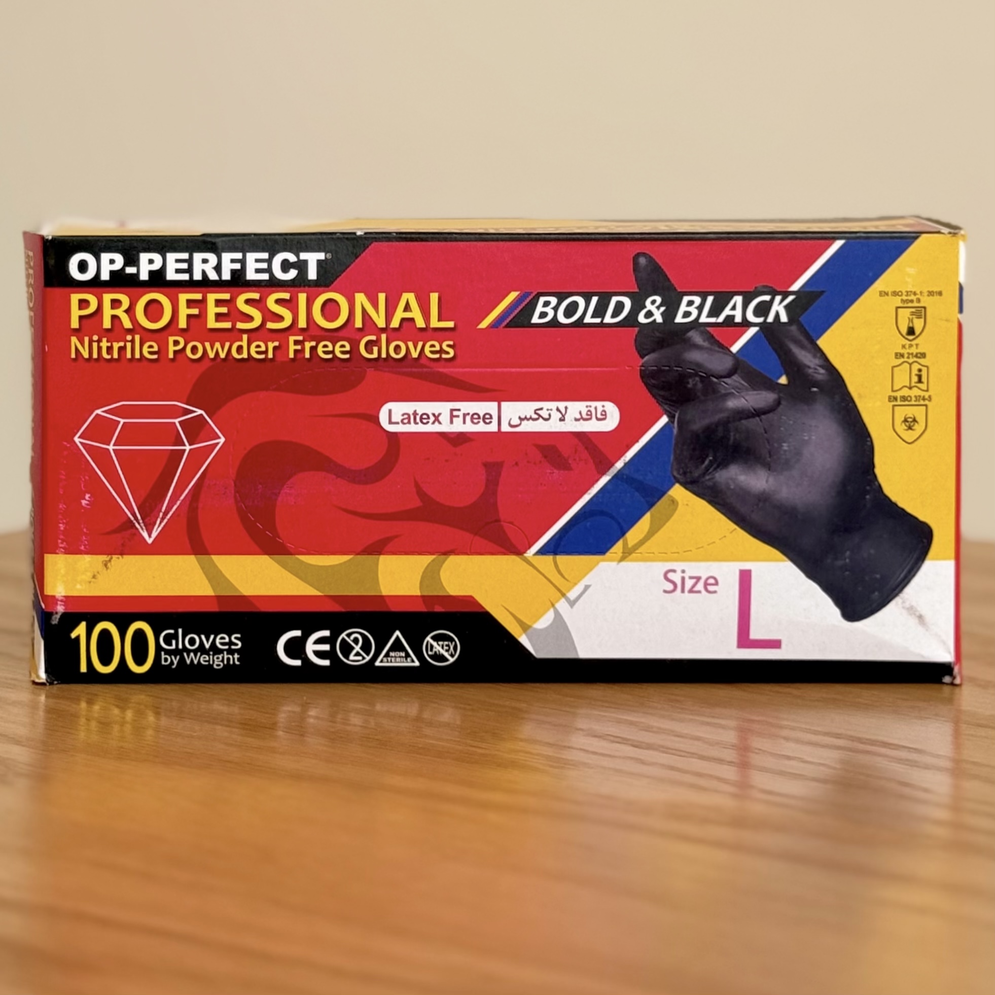 دستکش نیتریل برند op-perfect